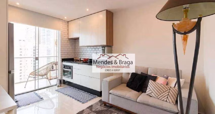 Studio com 1 dormitório à venda, 36 m² por R$ 389.000,00 - Vila Augusta - Guarulhos/SP