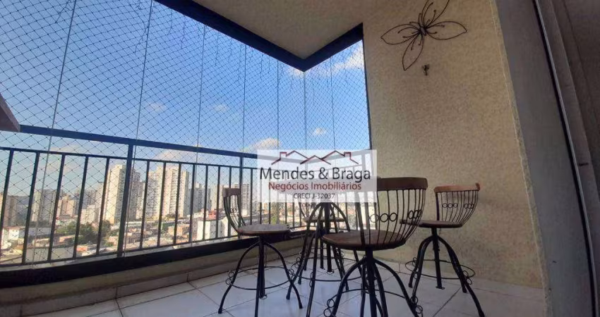 FLEX GUARULHOS -  3 dormitórios para alugar, 76 m² por R$ 3.890/mês - Picanco - Guarulhos/SP