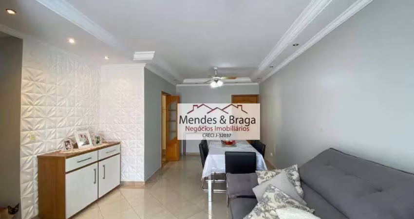 Apartamento com 3 dormitórios à venda, 74 m² por R$ 640.000,00 - Macedo - Guarulhos/SP