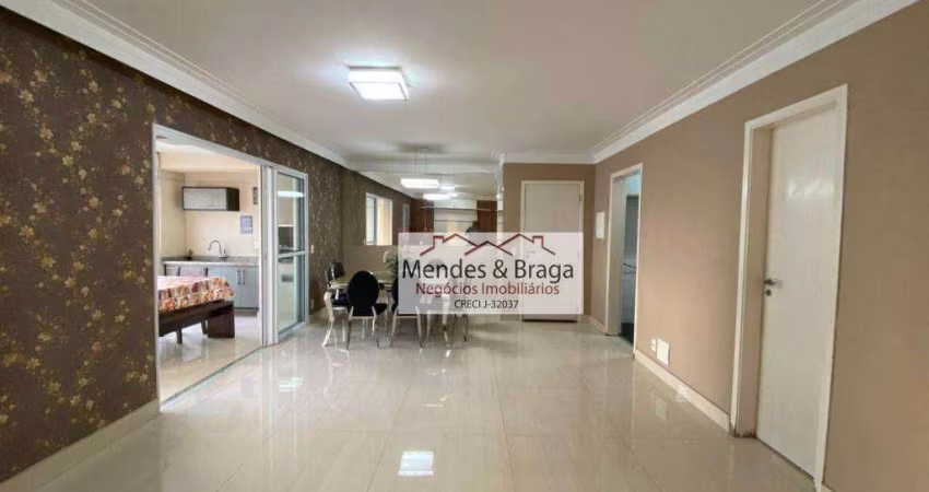 Apartamento com 2 dormitórios, 110 m² - venda por R$ 1.170.000,00 ou aluguel por R$ 6.827,50/mês - Vila Augusta - Guarulhos/SP