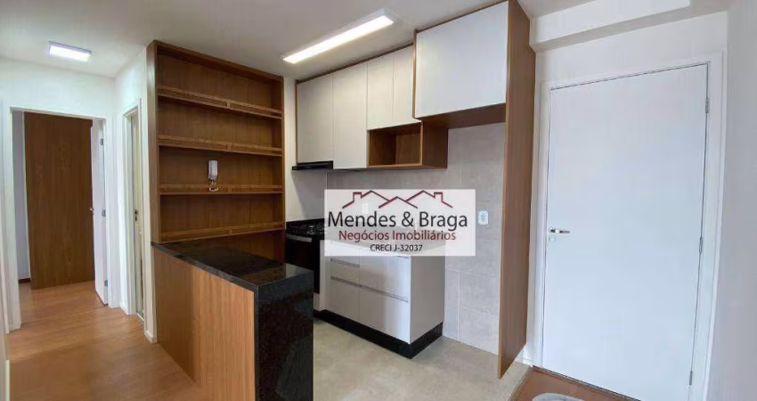 Apartamento para alugar, 47 m² por R$ 2.937,54/mês - Vila Augusta - Guarulhos/SP