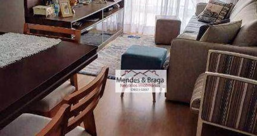 Apartamento com 3 dormitórios à venda, 75 m² por R$ 755.000,00 - Vila Augusta - Guarulhos/SP