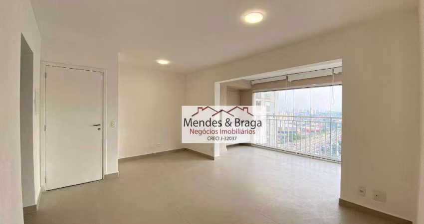 Apartamento com 3 dormitórios para alugar, 86 m² por R$ 5.022,46/mês - Vila Augusta - Guarulhos/SP