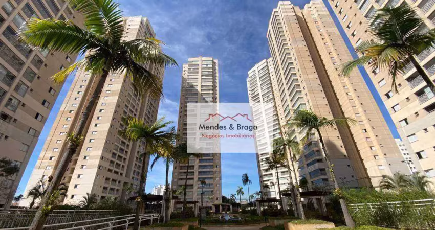 Apartamento com 3 dormitórios para alugar, 134 m² por R$ 6.418,00/mês - Vila Augusta - Guarulhos/SP