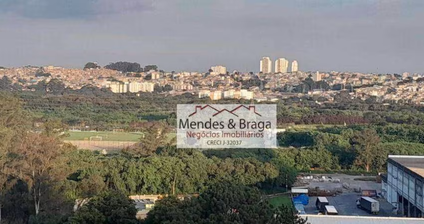 Apartamento com 3 dormitórios para alugar, 75 m² por R$ 3.890,00/mês - Vila Augusta - Guarulhos/SP