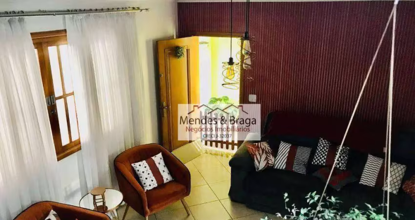 Sobrado com 3 dormitórios à venda, 179 m² por R$ 890.000,00 - Vila Rosália - Guarulhos/SP