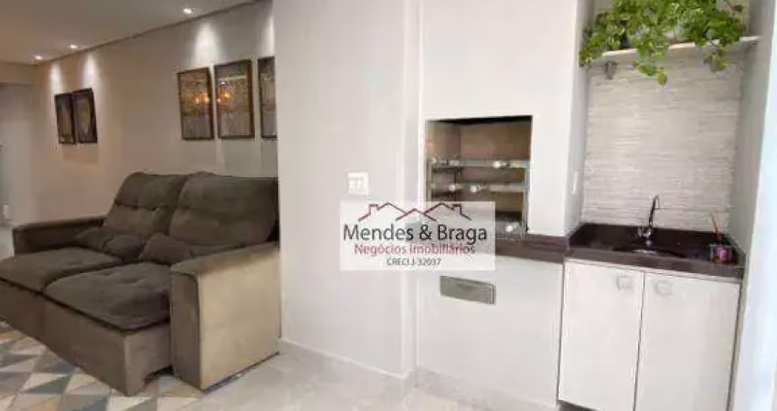 Apartamento com 3 dormitórios à venda, 75 m² por r$ 720.000,00 - vila augusta - guarulhos/sp