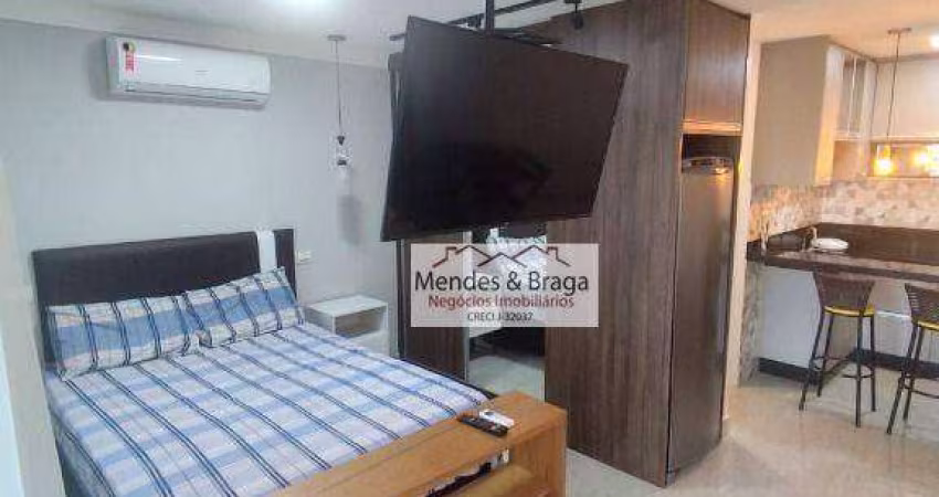 Studio com 1 dormitório para alugar, 38 m² por R$ 3.200,00/mês - Centro - Guarulhos/SP