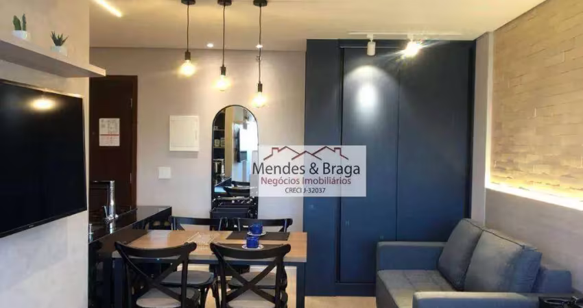 Flat com 1 dormitório à venda, 29 m² por R$ 350.000,00 - Centro - Guarulhos/SP