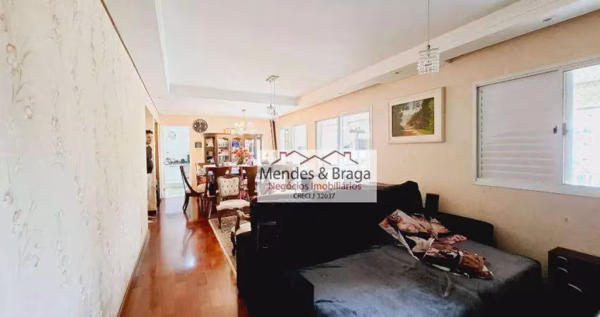 Apartamento com 3 dormitórios à venda, 134 m² por r$ 1.450.000,00 - vila augusta - guarulhos/sp