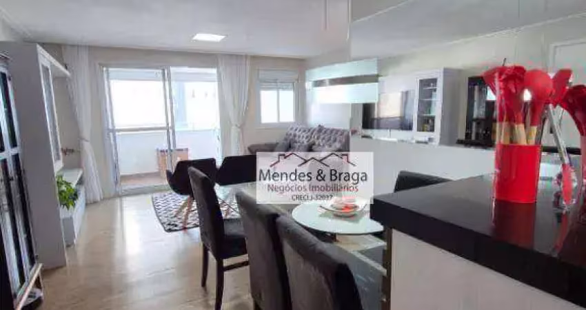 Apartamento com 3 dormitórios à venda, 95 m² por r$ 895.000,00 - vila augusta - guarulhos/sp
