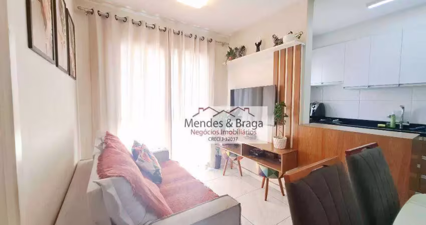 Apartamento com 2 dormitórios à venda, 43 m² por r$ 390.000,00 - vila augusta - guarulhos/sp