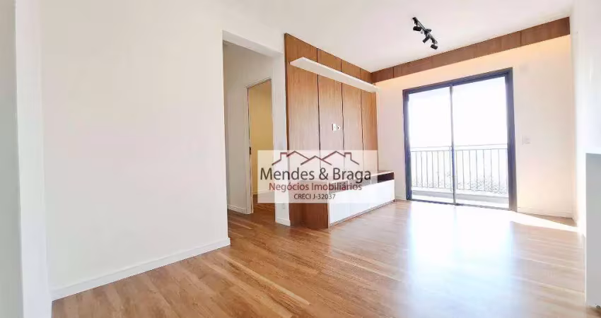 Apartamento com 2 dormitórios para alugar, 59 m² por r$ 3.577,26/mês - vila rosália - guarulhos/sp