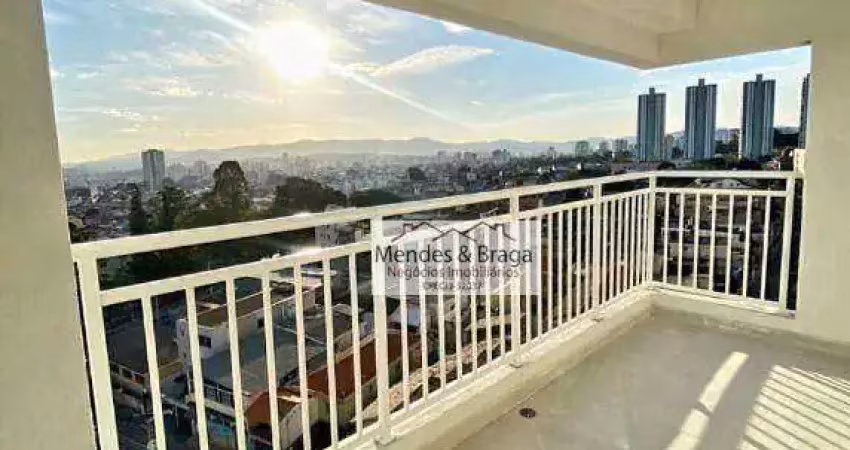 Apartamento com 3 dormitórios à venda, 73 m² por r$ 620.000 - avalia permuta -  gopoúva - guarulhos/sp