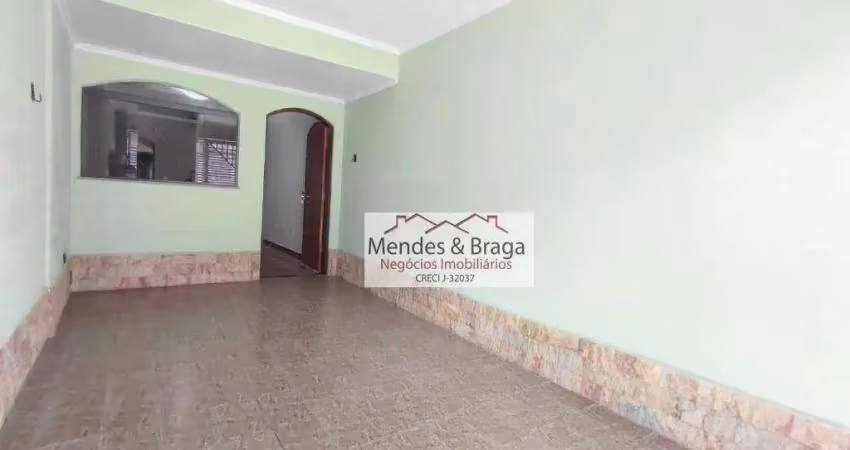 Sobrado com 3 dormitórios para alugar, 150 m² por r$ 2.800,00/mês - jardim américa - guarulhos/sp