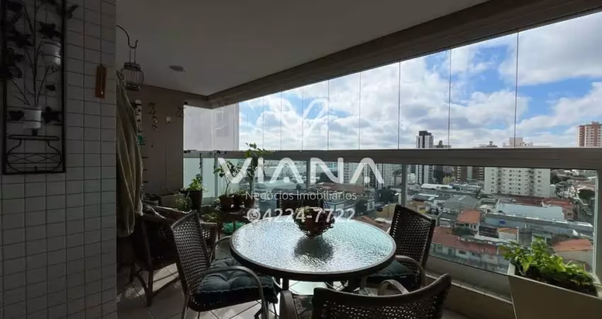 Apartamento 123m² à venda com 3 suítes e 3 vagas - santa paula, são caetano do sul