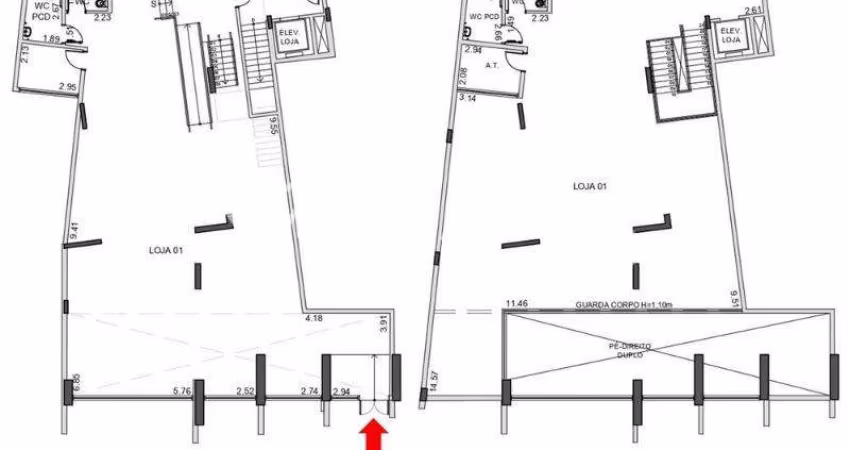 Loja/Salão 467m² para Alugar Zona Oeste Bairro Pompeia São Paulo SP