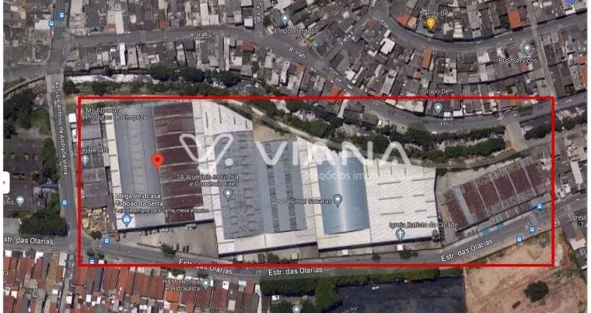 Galpão á Venda no Bairro Jardim Triãngulo em Taboão da Serra