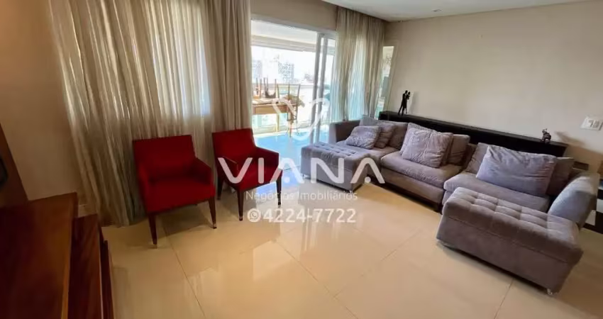 Apartamento com 3 suítes, varanda gourmet no bairro santa paula em são caetano