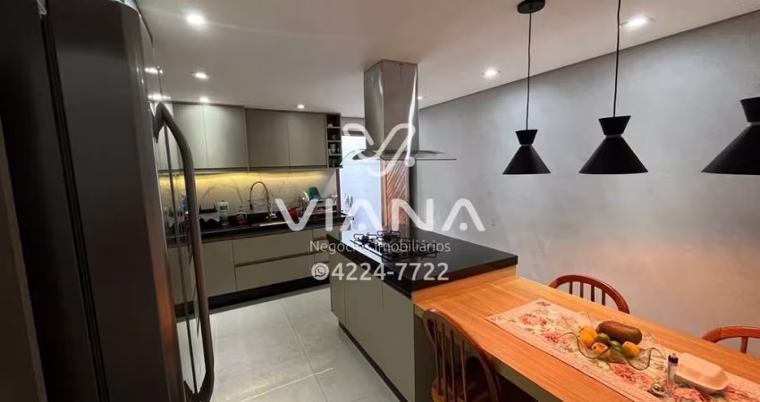 Lindo sobrado a venda no bairro Nova Gerty com 3 quartos e edícula