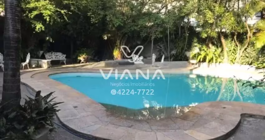 Sobrado 4 suítes no centro de são caetano do sul com piscina e 6 vagas para locação