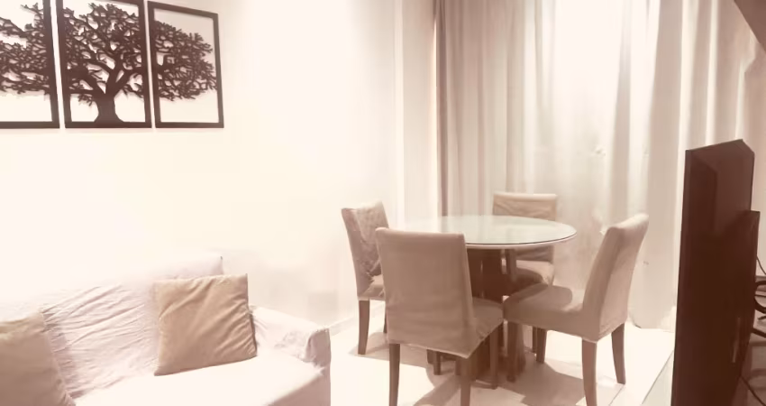 Apartamento para locação, 45m2, 1/4, mobiliado, lavabo, vaga de garagem