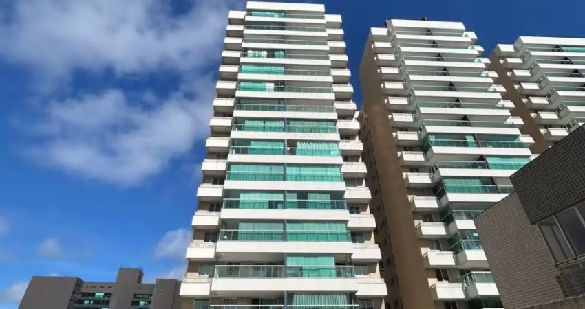 Apartamento para locação, 3/4, suíte, varanda,vista mar, 02 vagas garagem