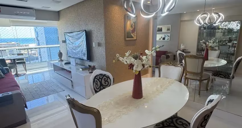 Apartamento à venda,3/4, suite, varanda, vista mar, 02 vagas de garagem
