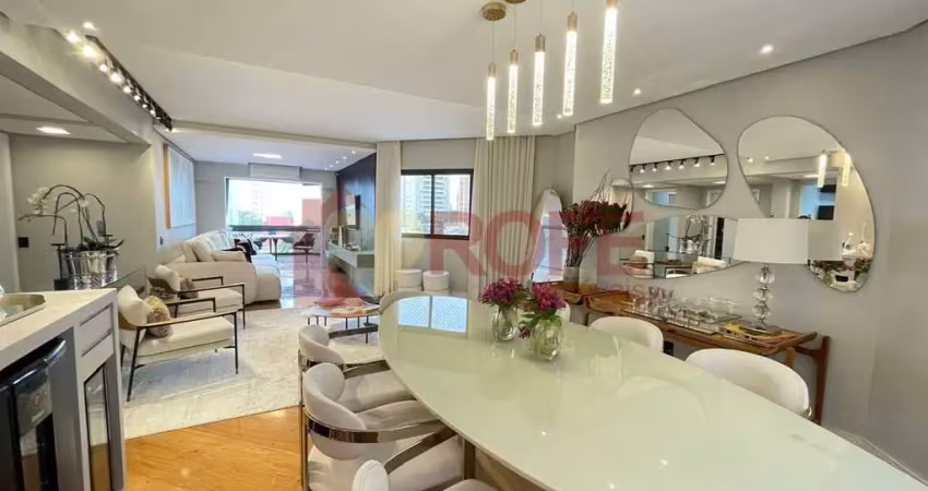 Apartamento reformado campo belo 165m² - 3 quartos, 3 suites, 3 vagas, 1 por andar