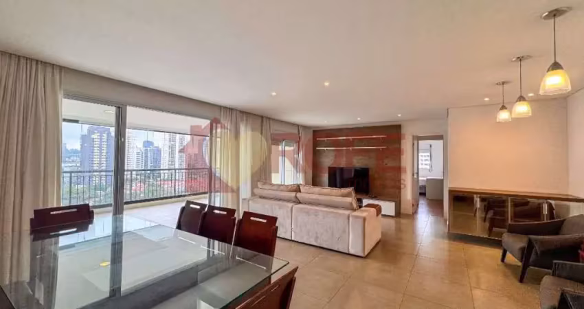 Apartamento com 3 dormitórios à venda, 160 m² por r$ 2.450.000,00 - chacára santo antonio - são paul