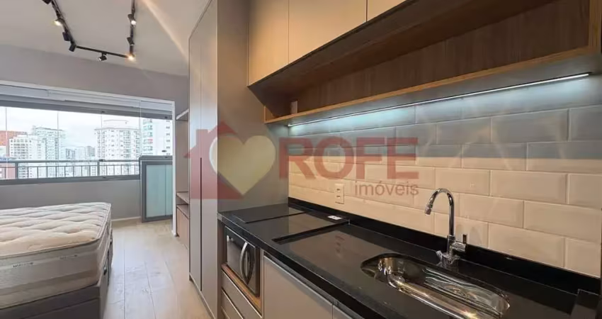 Studio 30 m² - mobiliado - lazer completo - ao lado do metrô chácara klabin