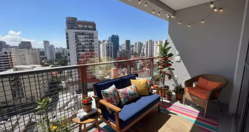 Apartamento à venda no brooklin | 40m² | 1 dormitório, varanda e 1 vaga