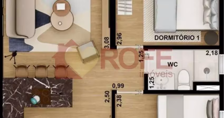 Apartamento com 2 dormitórios à venda, 48 m² por r$ 525.000,00 - campo belo - são paulo/sp