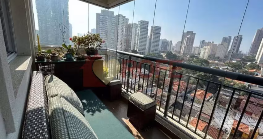 Apartamento com 3 dormitórios à venda, 117 m² varanda gourmet- brooklyn - são paulo/sp