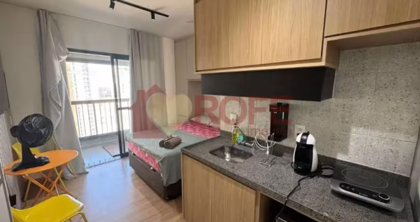 Apartamento studio para locação, 25m², mobiliado. brooklin