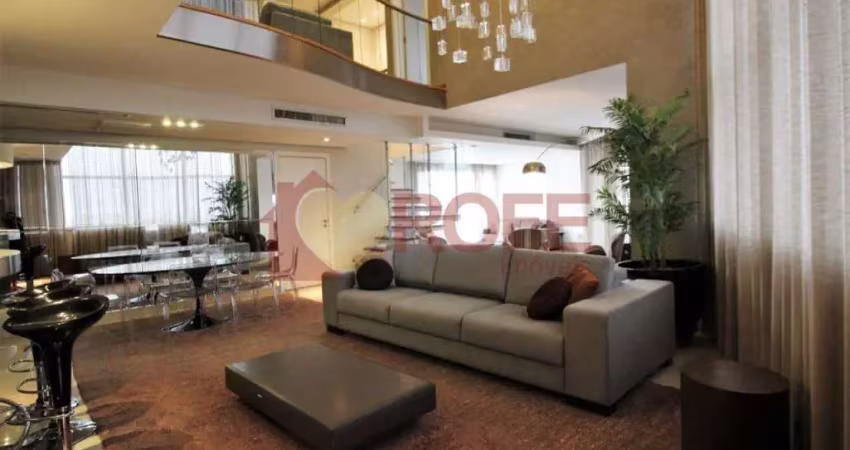 Cobertura com 2 dormitórios para alugar, 210 m² por r$ 27.978,00/mês - brooklin - são paulo/sp
