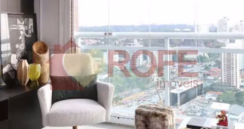 Apartamento de 92 m² com 2 dormitórios à venda no brooklin. 2 vagas de garagem fixas. andar alto.