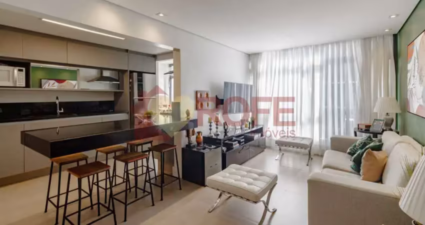 Apartamento no itaim, 105m³,  reformado e mobiliado, 3 dormitórios sendo 1 suíte