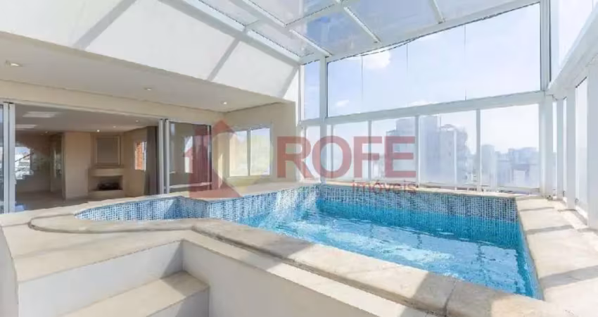 Cobertura de 380m2, 4 suites, 4 vagas de garagem, lazer completo, alto padrão, moema pássaros