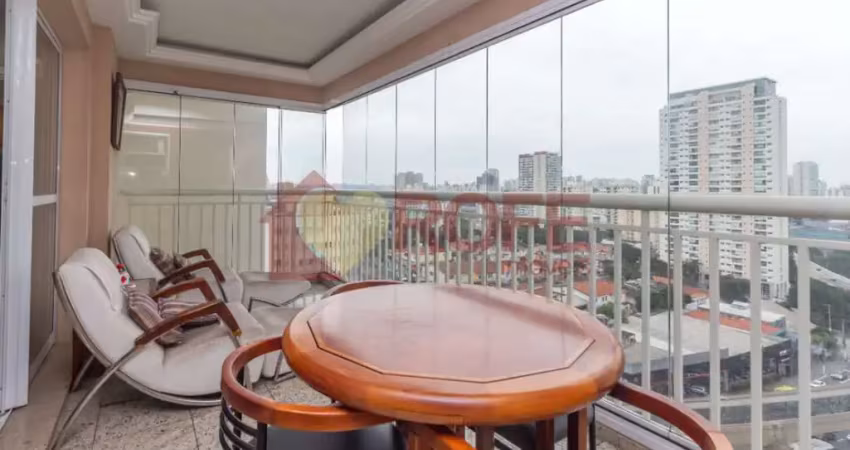 Apartamento à venda - campo belo - 123m², 3 dormitórios, 2 vagas determinadas