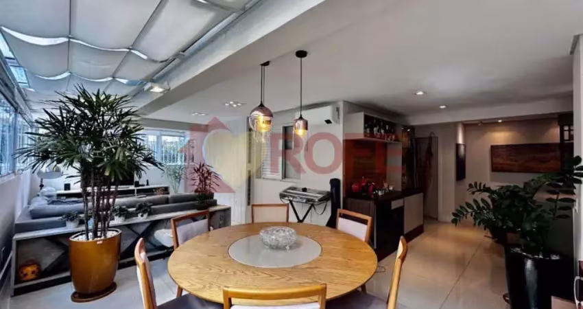 Garden mobiliado com varanda envidraçada e escritório | 113m² | alto da boa vista próximo ao metrô