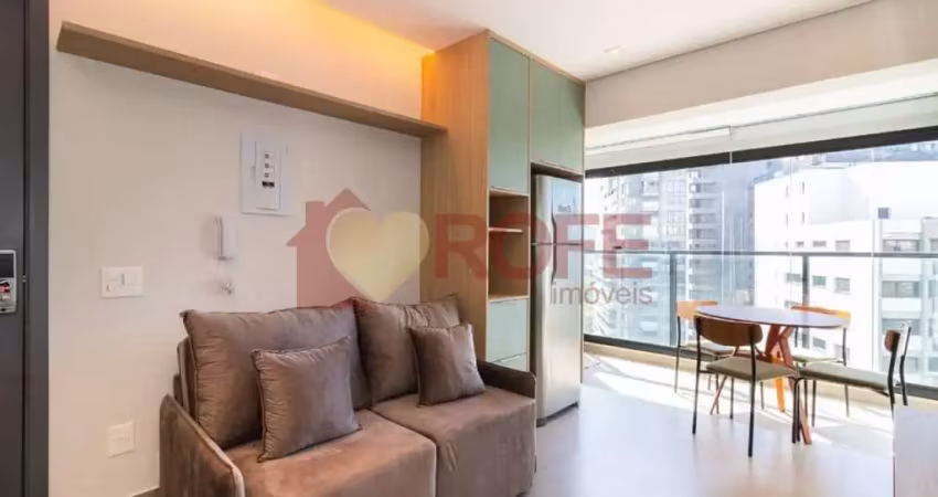 Apartamento com 1 dormitório para alugar, 38 m² por r$ 6.000,00/mês - indianópolis - são paulo/sp