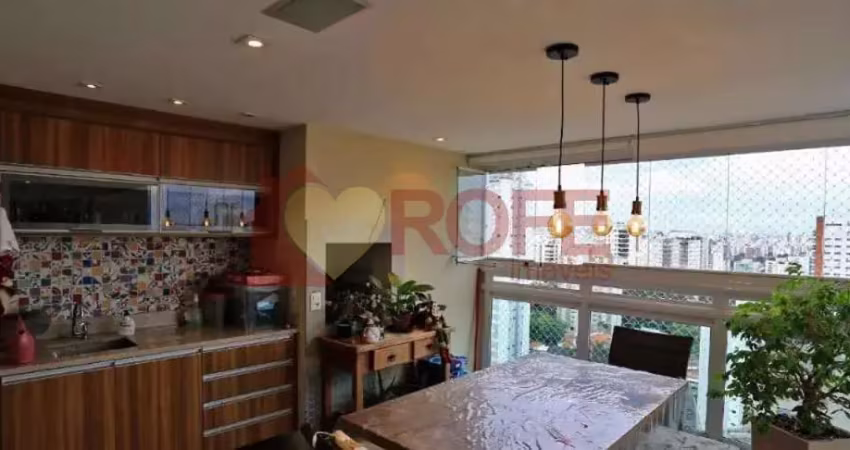 Apartamento mobiliado para alugar no campo belo 154 m², 3 quartos, 3 suites lazer completo