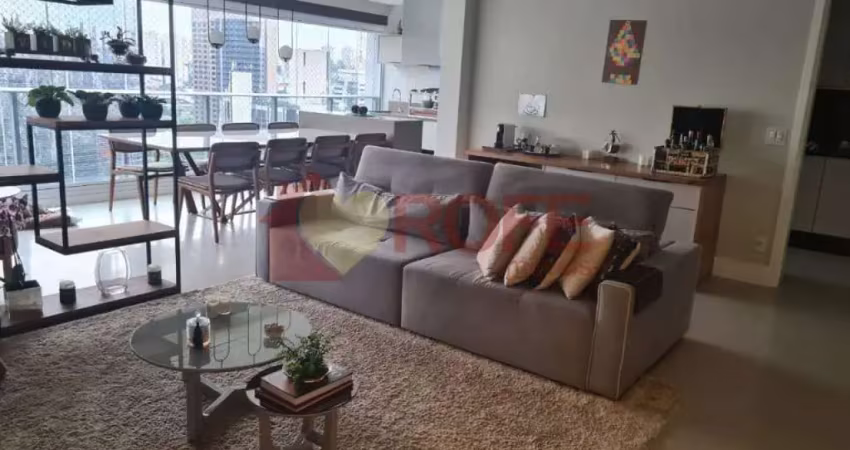 Apartamento lindíssimo de 130m² no brooklin, p/ locação mobiliado