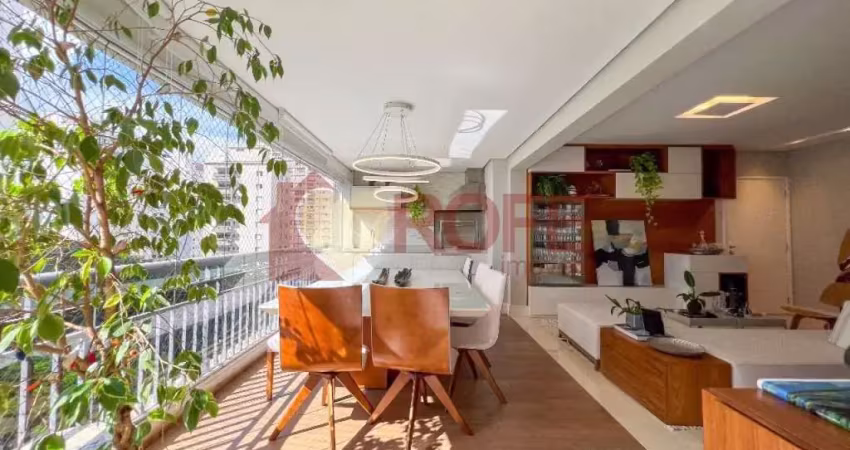 Apartamento campo belo, 135 m², 3 quartos, 1 suites (fácil reversão) varanda gourmet, lazer completo
