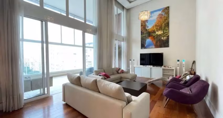 Apartamento 293 m² pé direito duplo com 3 dormitórios, sendo 3 suites, fácil reversão para 4 suites