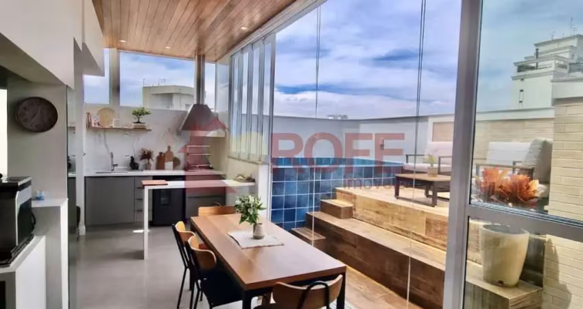 Cobertura com 3 dormitórios à venda, 151 m² por r$ 2.790.000 - moema - são paulo/sp