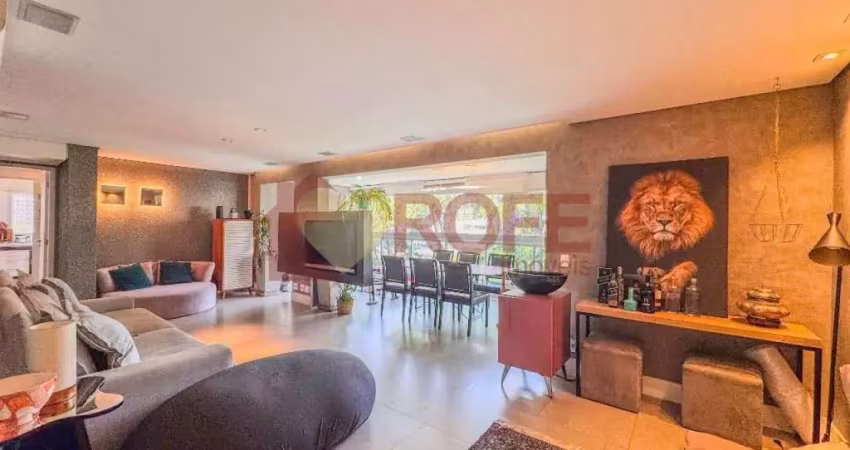 Apartamento 126 m² à venda, com 3 suites, 4 vagas bairro brooklin