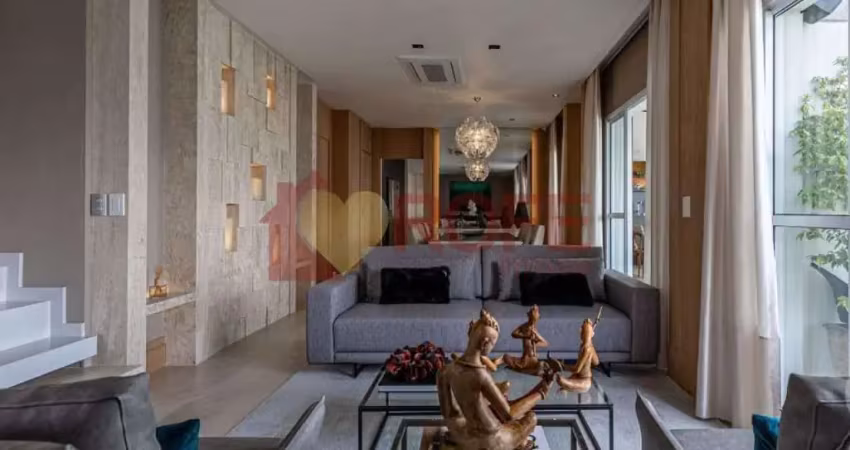 Cobertura à venda, 280 m² por r$ 6.700.000,00 - campo belo - são paulo/sp