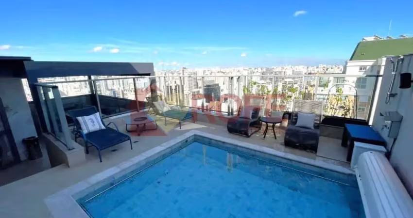 Cobertura de 290m2, com 4 suites na melhor localização de moema